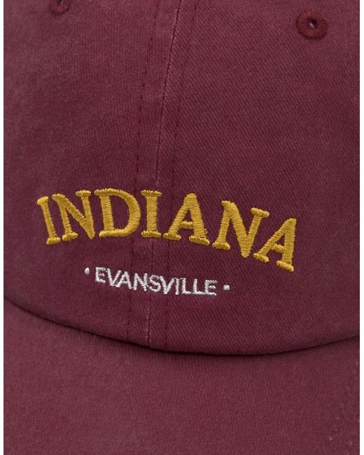 Pull&Bear Blue Indiana Cap