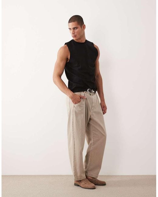 ASOS Black Regular Fit Tank for men