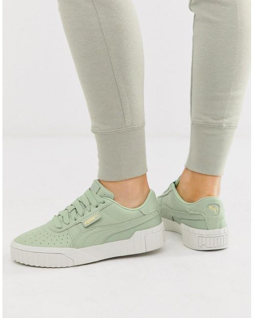 PUMA Green Cali Trainers