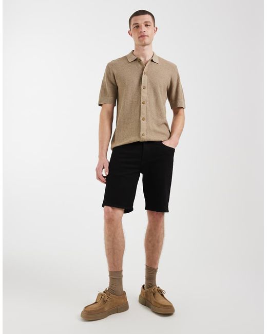 Polo di Blend in Natural da Uomo