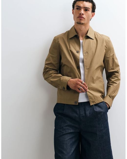 Mango Blue Short Jacket for men