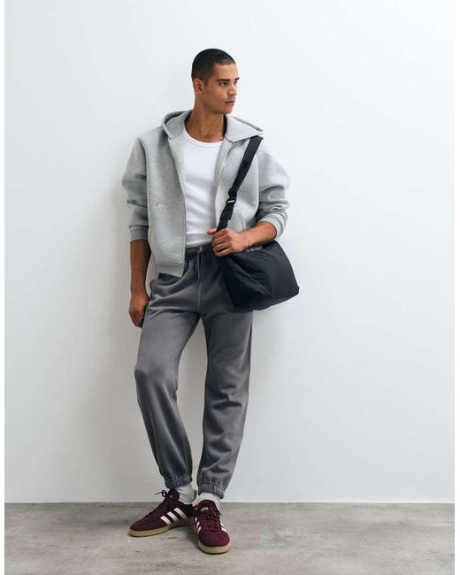 Abercrombie & Fitch Gray Essential Cuffed joggers for men