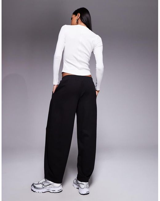 Kaiia Blue Exclusive Cotton Rich Seam Detail Barrel Leg Trackies