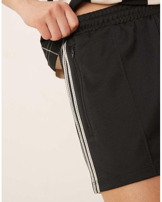 Adidas Originals Black Crochet 3 Stripe Shorts