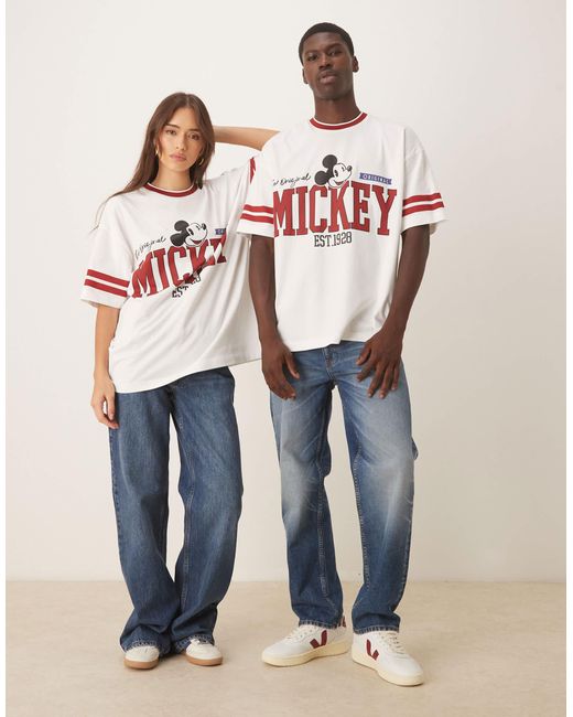 ASOS Red – disney – unisex – oversize-baseball-t-shirt