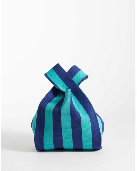 ASOS Blue Loop Through Clutch Bag