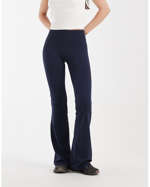 Cotton On Blue Ultra Luxe Invisible Scrunch Flare leggings