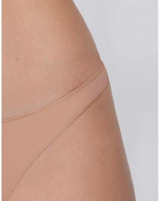 Tezenis Brown Microfibre G-String