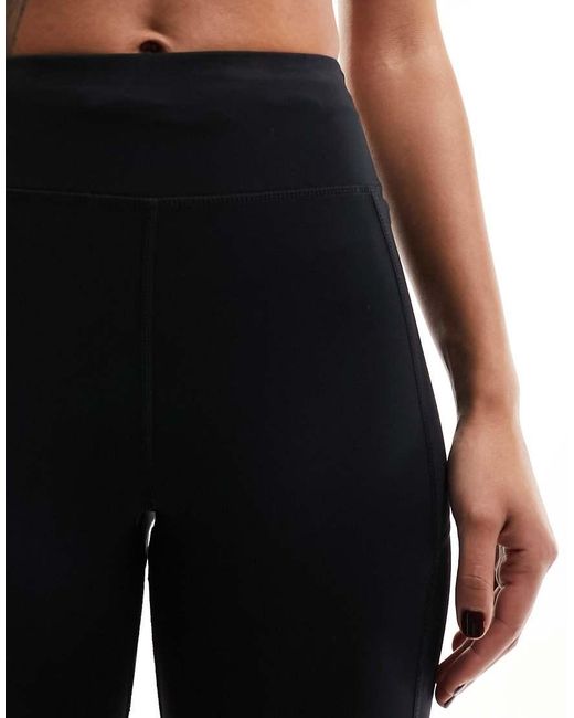4505 Black Icon Active Tie Waist Run Legging With Phone Pocket