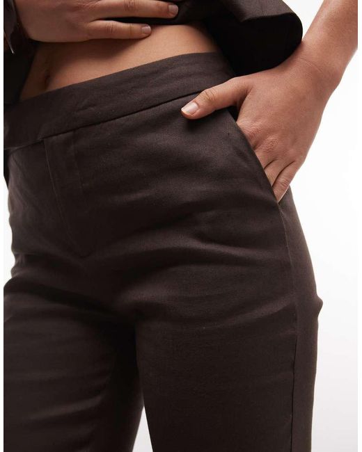 Mango Brown Pentunia Tailored Capri Trouser Co-ord