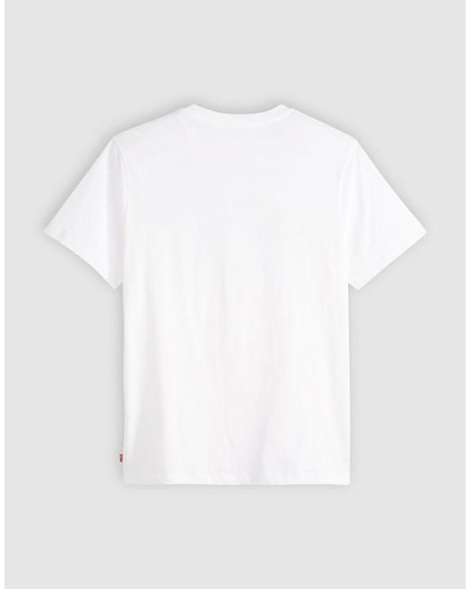 Levi's White Stay Fresh Fruit Batwing Logo Print Vintage Fit T-shirt for men