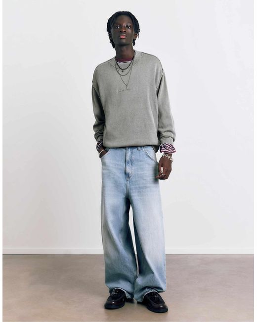 Pull&Bear – pullover in Gray für Herren