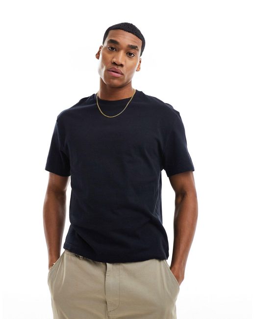 ASOS Blue Relaxed Boxy Fit T-shirt for men