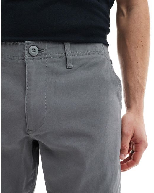 ASOS Gray Tapered Cargo Trouser for men
