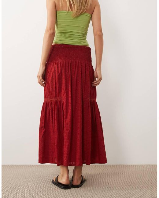 Wednesday's Girl Wednesdays Girl Co-ord Tiered Midaxi Skirt