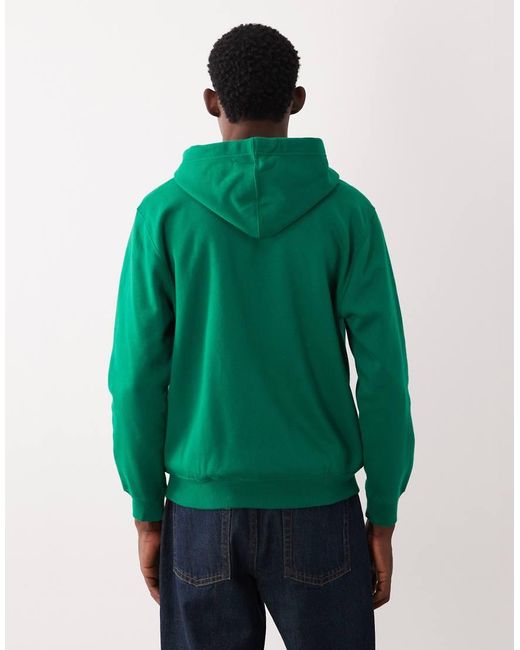 Gap Green Logo Zip Through Hoodie for men