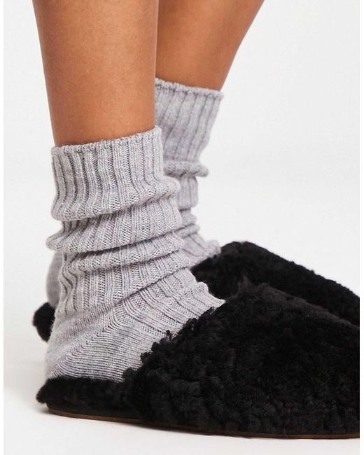 Ugg White – maxi curly – pantoffeln