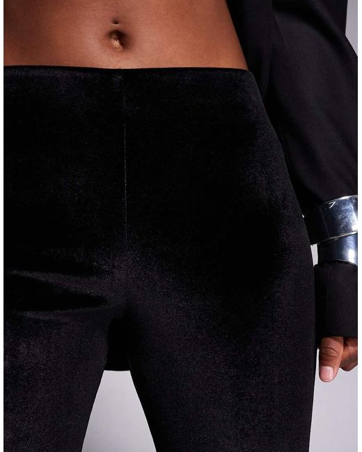 Leggings Negros De Pana Aterciopelada De ASOS de color Black