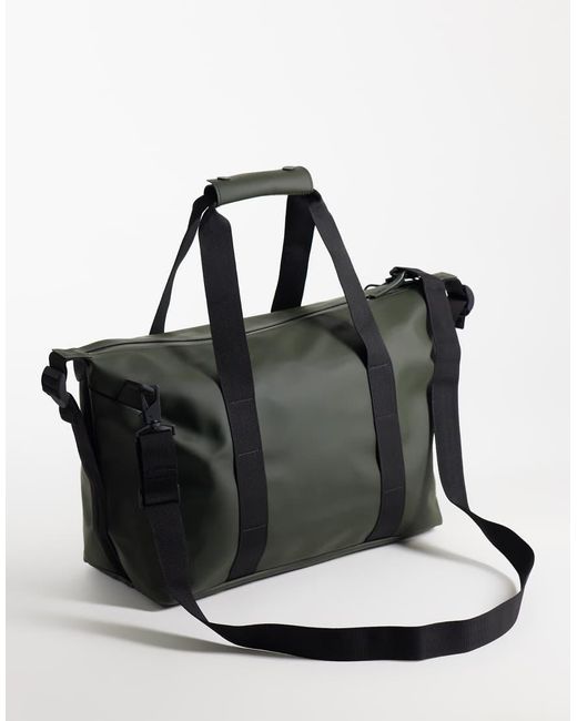 Rains Black 14220 Hilo Waterproof Small Weekend Duffel Bag for men