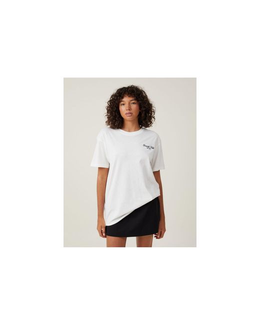 Cotton On Black The Oversized Graphic Tee