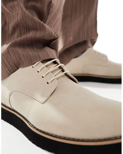 Truffle Collection Brown Casual Lace Up Shoes for men