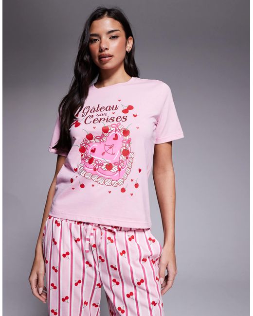 Threadbare Pink – valentines – pyjama
