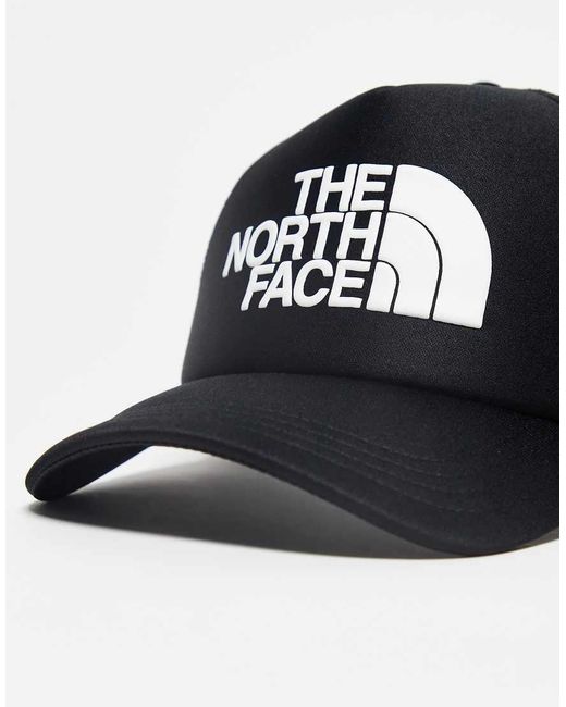 The North Face Black Logo Trucker Cap for men