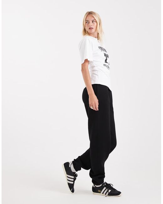 ASOS White Asos Design Tall Ultimate Cuffed Brushback jogger