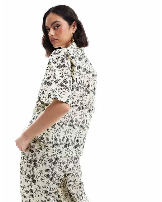 ASOS White Shirt (part Of A Set)-multi