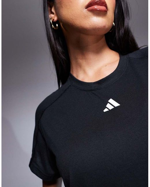 Adidas Originals Black Adidas Training Train Essentials T-shirt
