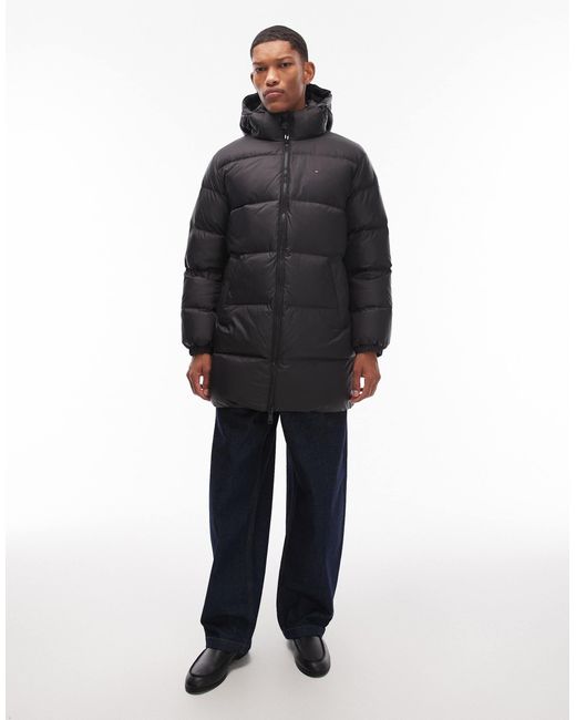 Tommy Hilfiger Blue Essential Down Long Puffer Jacket for men