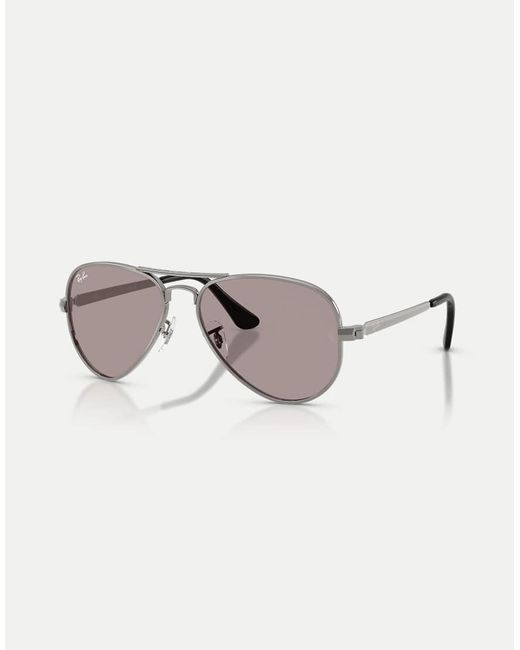 Aviator Max Pilot di Ray-Ban in Gray