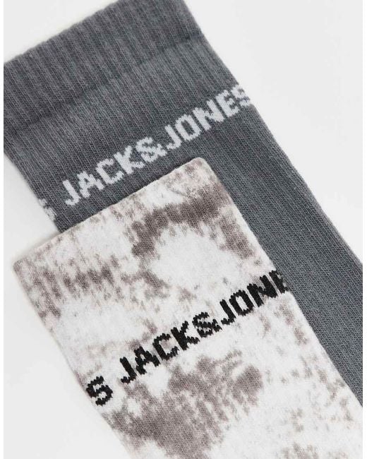 Jack & Jones Set Van 2 Paar Sportsokken in het Blue voor heren