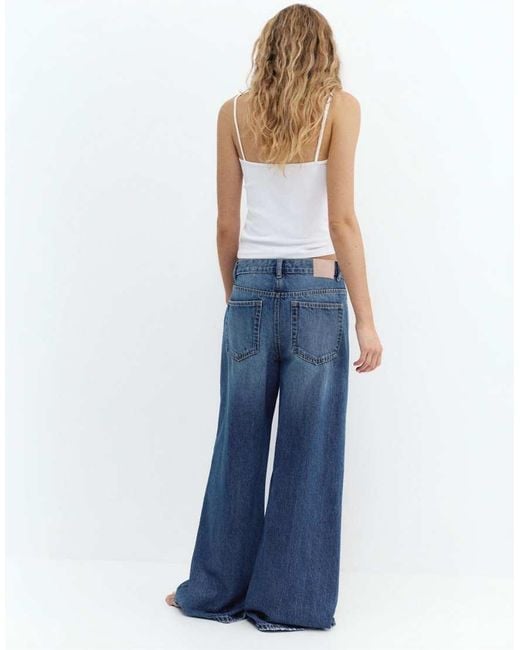 Pull&Bear Blue Petite Loose Oversize Jeans