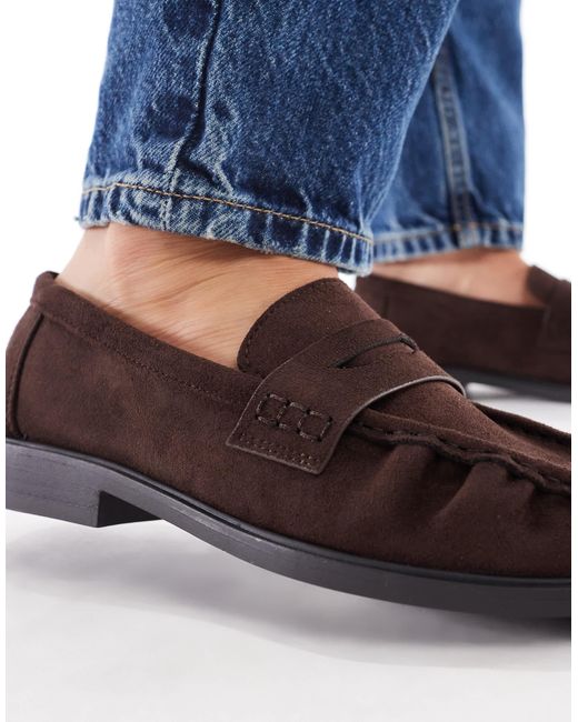 SEQWL Blue Hershe Ruched Loafers