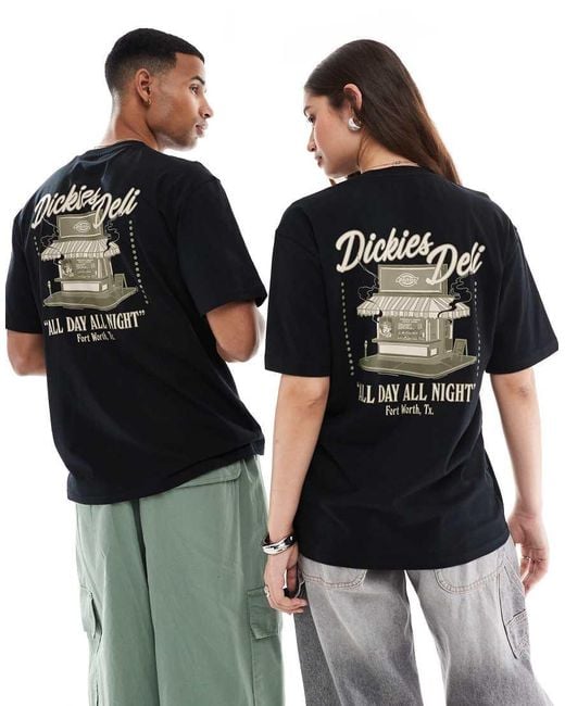 Dickies Black Deli Graphic Back Print T-shirt