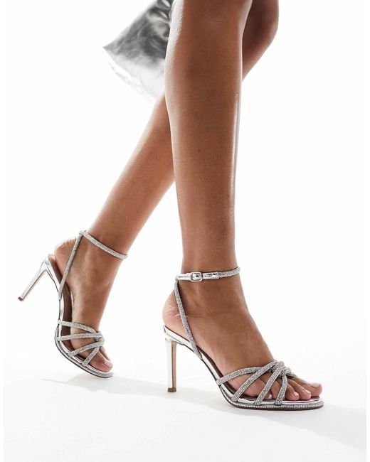 サンダル・ミュール STEVE MADDEN KAILYN PUMP SANDALS Steve Madden Kailyn-r High Heeled Sandal With Embellished