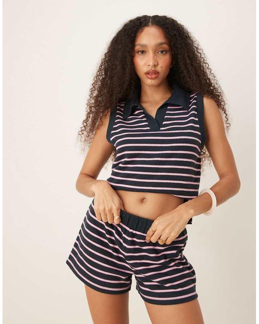 ASOS Boxershort Met Textuur in het Blue