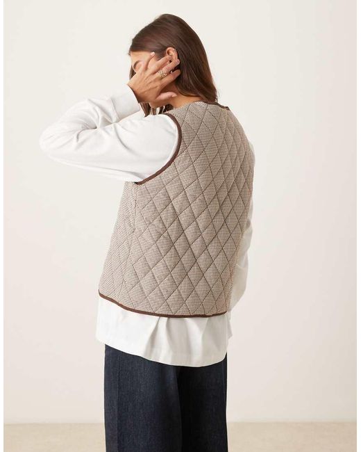 Glamorous Natural Quilted Vest