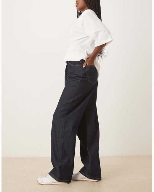 ASOS White Denim Wrap Style Jean In