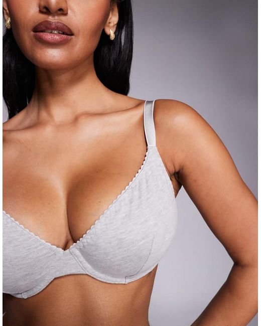 ASOS Blue Fuller Bust Mila Underwired Bra