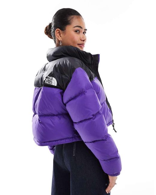 The North Face Retro Nuptse in het Purple