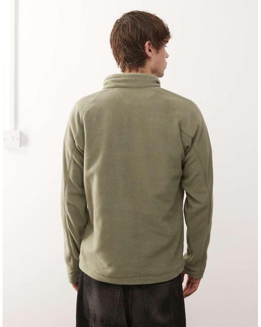 Columbia Green Fast Trek Iii Half Zip Fleece for men