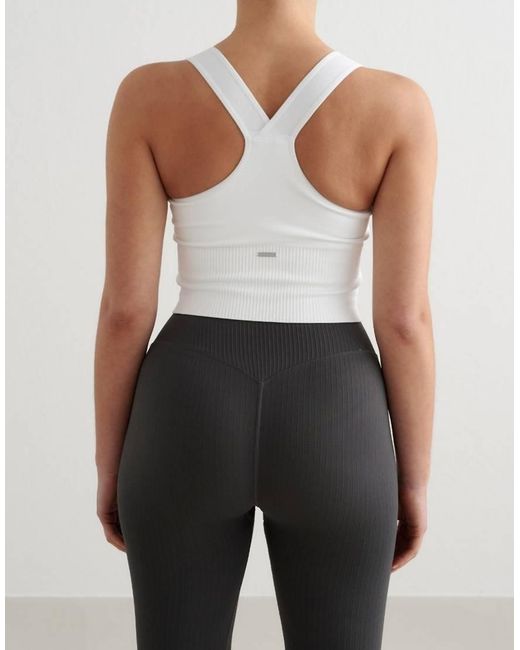 Aim'n Blue Ribbed Seamless High Support Bralette