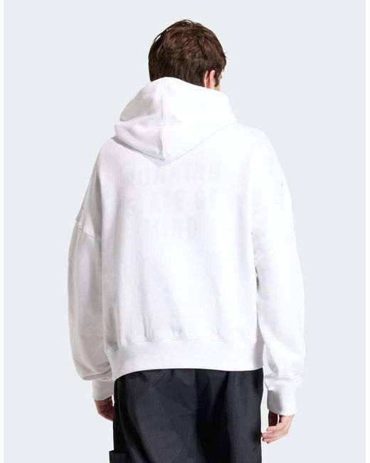 Adidas Originals White Adi365 Cheering Hoodie