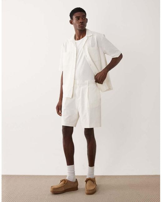 ASOS Natural Dressy Regular Shorts for men