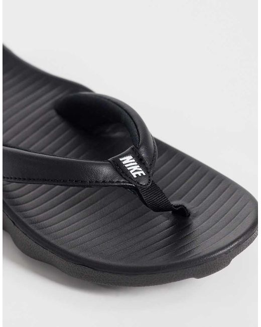Nike Black Marina Flip Flops