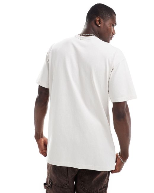 Nike White Oversized Centre Swoosh T-shirt