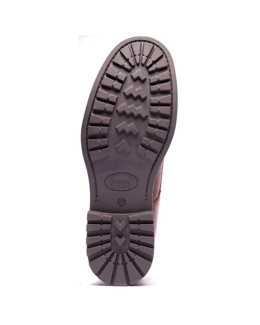 Base London Red Mercer Toe Cap Boot for men