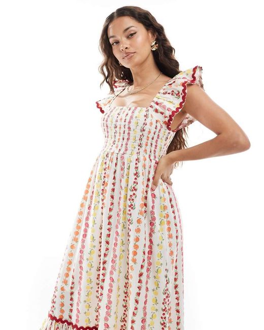 Miss Selfridge Pink Poplin Maxi Dress